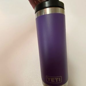 Purple Yeti Rambler water bottle